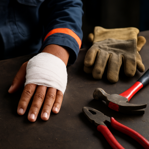 از دست رفتن یک انگشت، به خاطر یک بی‌توجهی ساده